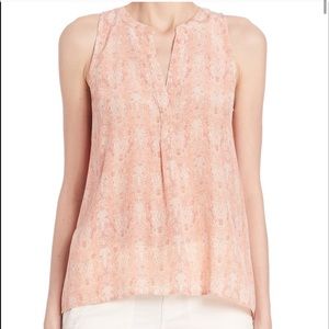 Joie aruna sleeveless silk blouse